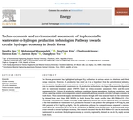 Implementable wastewater-to-hydrogen production pathway towards circular hydrogen economy (IF=10.1, JCR 3.2%)